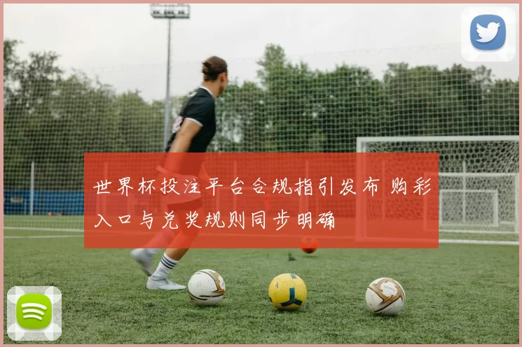 世界杯投注平台合规指引发布 购彩入口与兑奖规则同步明确