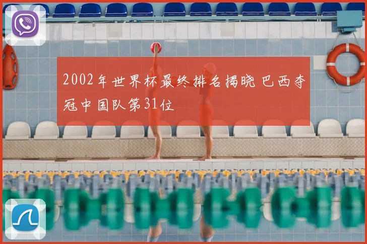 2002年世界杯最终排名揭晓 巴西夺冠中国队第31位